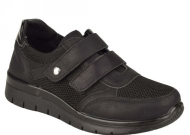 Πάνινα παπούτσια | Ανατομικά | Amarpies | AMD28395 | Μαύρο - Amarpies - 